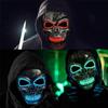 Luminous Cosplay Mask Ghost Party Props EL Wire Party Mask Props  Halloween