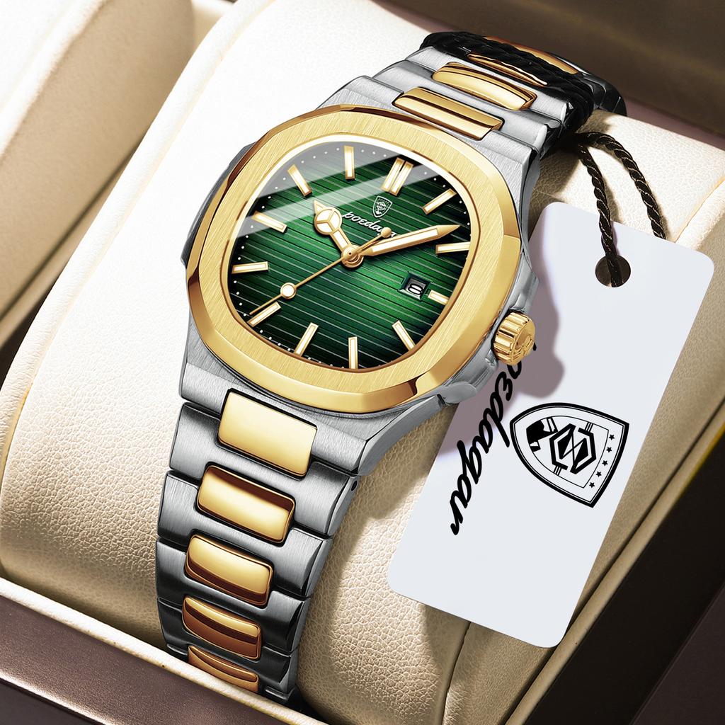 POEDAGAR Elegant Women's Watch Waterproof Luminous Date Fashion Ladies Wristwatch Stainless Steel Quartz Watches