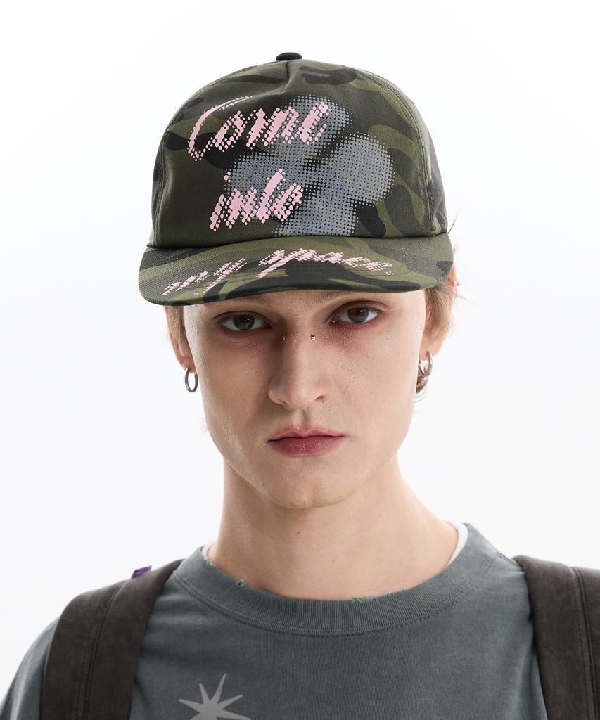 HOODHOOD Clover Logo Cap Camo