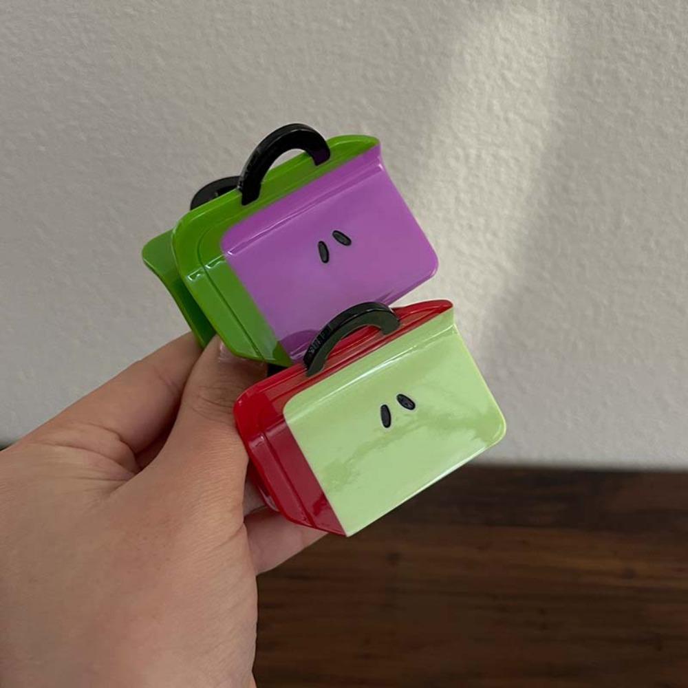 

Colorful Acrylic Flower Hair Claw Waterproof Acetic Acid Shark Clip Cartoon Bag Hair Claw Girls Style 1