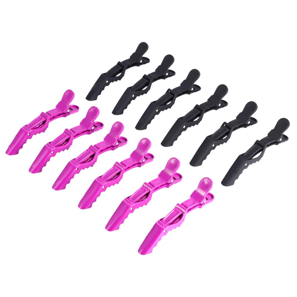 6PCS Hairdressing Salon Hair Clip Sectioning Clamp Hairpin Grip Accessories Tools 2 Colors
