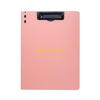 W89C Standard Size Flipping Clipboard Folder With Metal Clip File Organiser wth Writing Board For School Office 12.6x9.25In