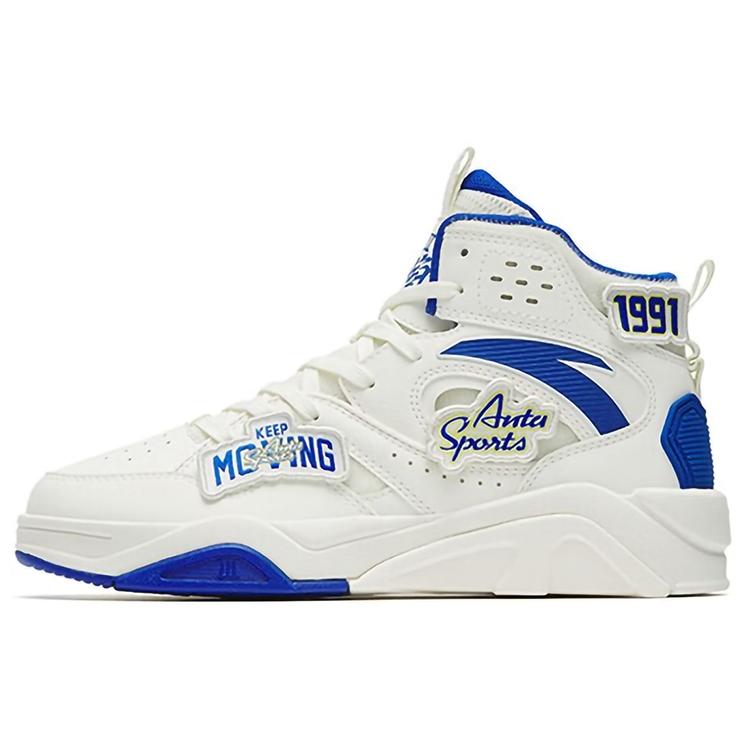

new ANTA Lieyan3.0 Skateboard Shoes Women s High Top White Blue 36