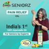 Zandu Seniorz Pain Relief Oil, 200ml, Helps Reduce Joint & Muscular Pain, Long lasting relief from Knee, Neck, Back, Shoulder, Wrist Pain