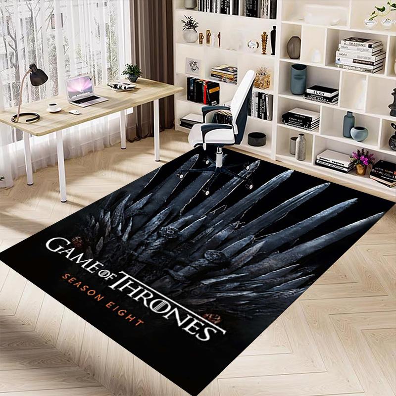1PC Game of Thrones Season Eight Extra Large Non-Slip Floor carpet, Office, family, bedroom, Studio - Large Area Rug Indoor Rugs1142A