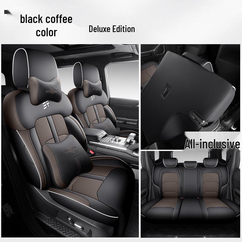 Jetour Shanhai T2 Autositzkissen aus Leder – Ganzjahresgröße, universelle Passform