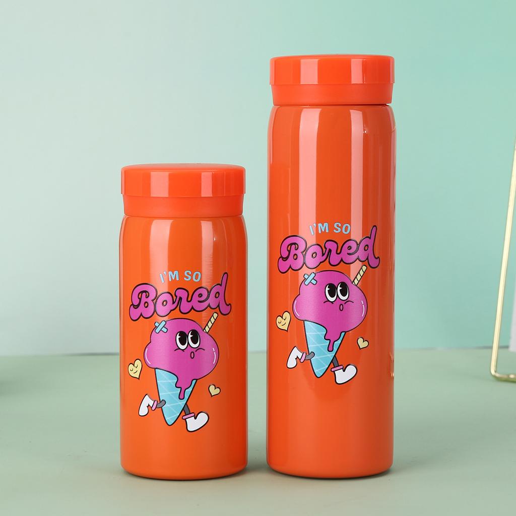 Stylish Portable Pocket Mug Ins Fashion Macaron Gift Mug Cute Mini Steel Thermos Mug Durable Durable Useful Useful