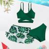 2025 Three-Piece Girls' Swimsuit Set for Small & Medium Children - Cross-Border Baby Swimwear