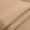 Jute Burlap Table Runner Macrame Edges Machine Wash or Brush Macrame Table Runner  Family Dinners