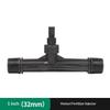 Venturi Irrigation Injector Heavy Duty Black Leakproof for Farm Irrigation Garden Vegetable Patch Watering