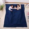 115cm*210cm Leichter Schlafsack-Inlett Tragbarer Mehrpersonenschlafsack Outdoor-Camping Hotel Reiselaken