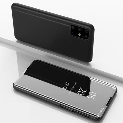 Samsung A72 için Akıllı Ayna Kapaklı Kılıf SAMSUNG A72 Siyah