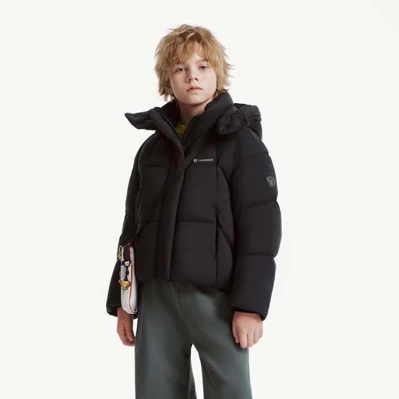 Tanboer Kids' Detachable Hood Down Puffer Jacket