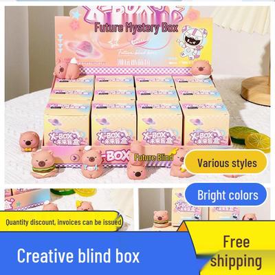 Capybara Blind Box Pendant Set: 12-Pack Children's Christmas and Birthday Gift