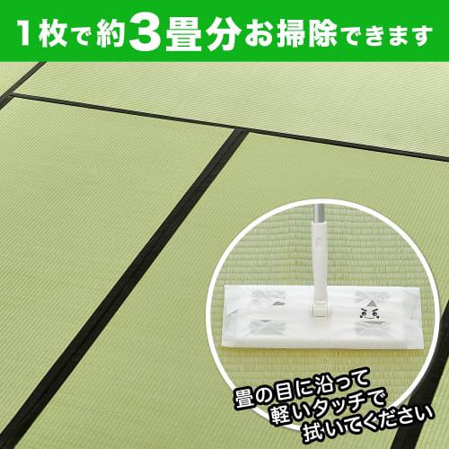 LEC Gekiochikun & Balsan Dust Mite Repellent Plus Wet Wipes for Tatami Mats, 15 Sheets, Microfiber Blend for Enhanced Wiping Power