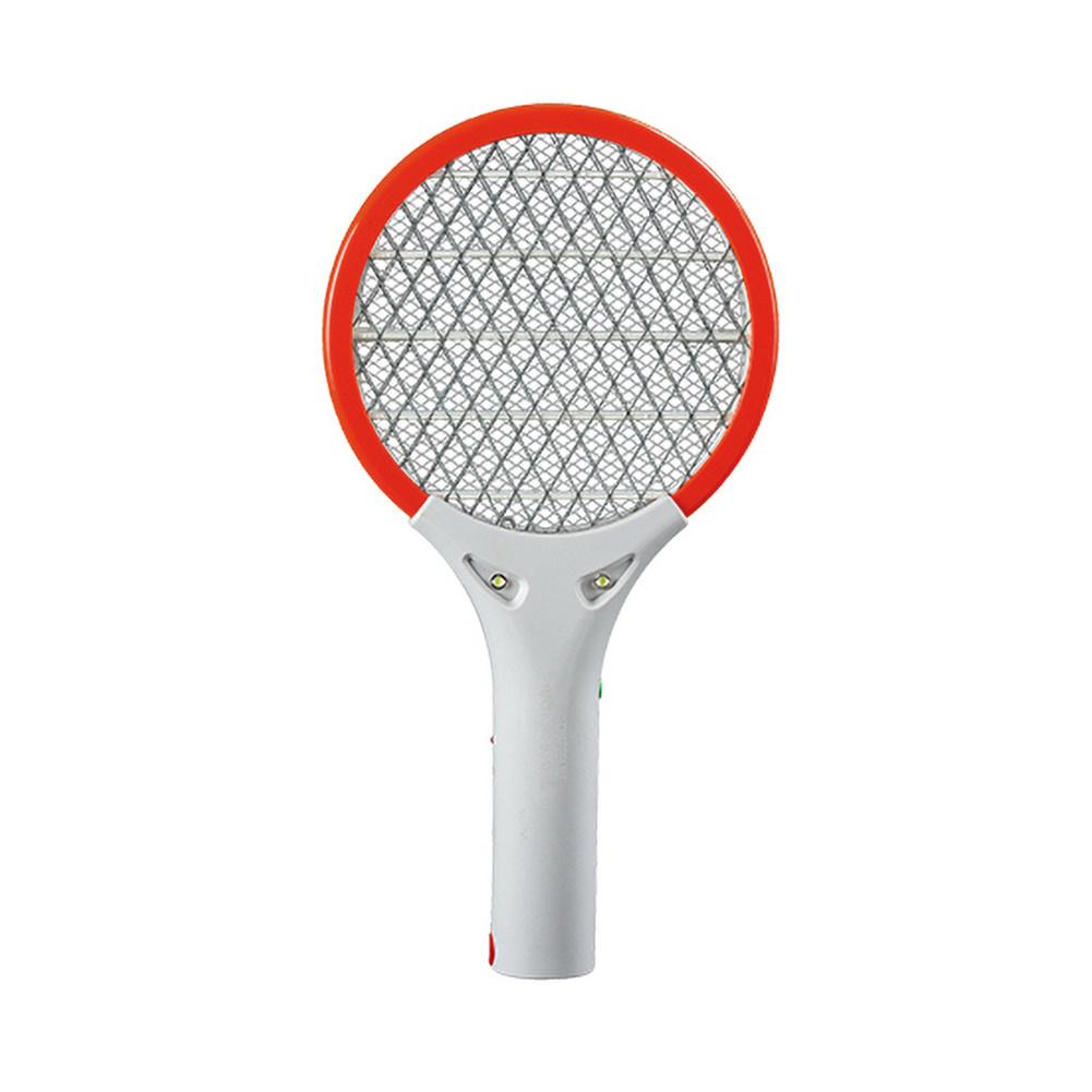 

Садовая перезаряжаемая электрическая светодиодная ракетка-убийца от насекомых, насекомых, комаров, мух и насекомых красный