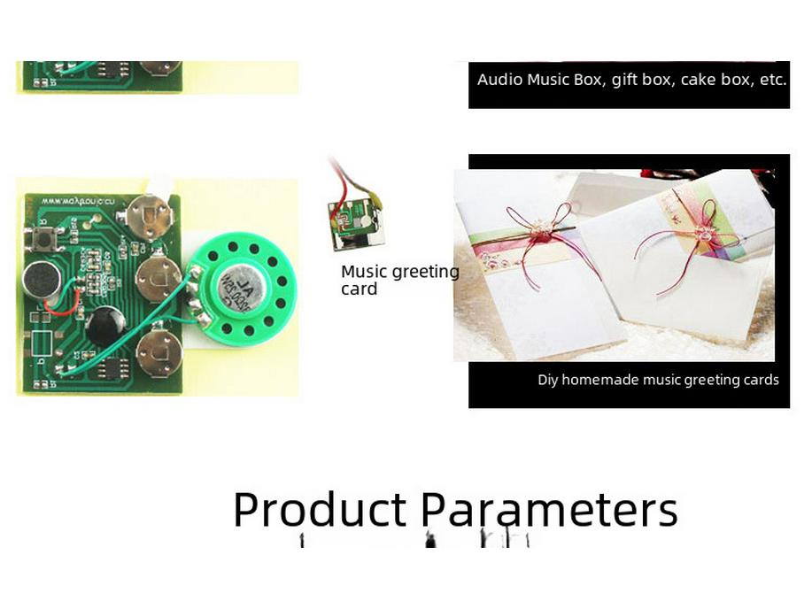 Felicitare de felicitare cu muzică de înregistrare vocală pentru ziua de naștere de Crăciun