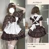 CAWILXHA Lolita Maid Cosplay Sleeve Detective Dress with Apron and Cute Forest Girl Costume for Popular for High School Entrance and Cultural