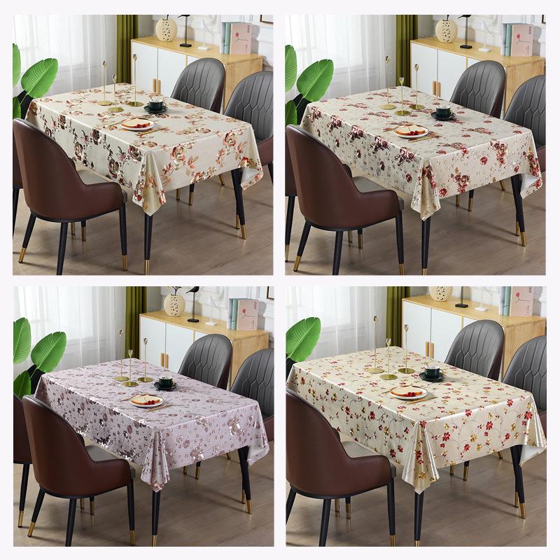 מפת שולחן משובצת PVC עמידה למים: משטח שולחן עמיד בפני כוויות, רחיץ, עמיד בשמן ולכלוך עבור שולחנות קפה ומעונות.