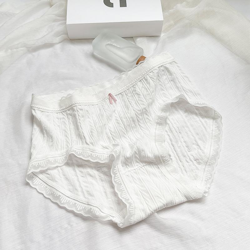 

Нижнее белье средней длины для женщин из чистого хлопка, удобное облегающее белье вокруг ягодиц без видимых треугольных трусиков M