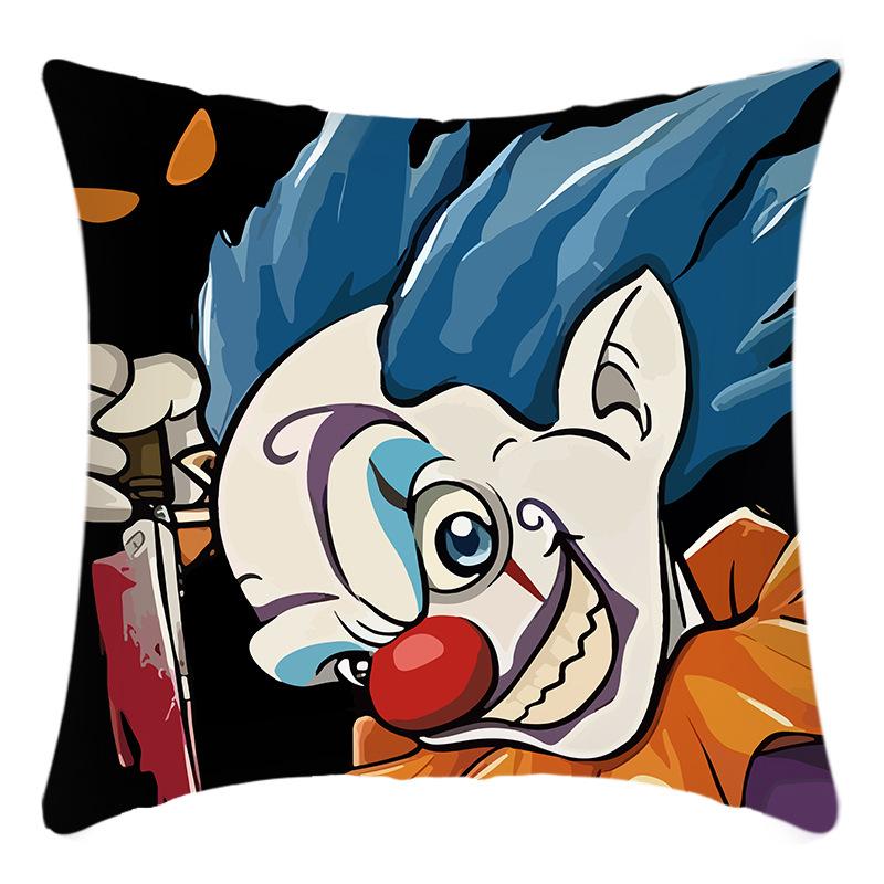 Cartoon Halloween Decorative Pillowcase Polyester Print Pillow House Sofa Cushion Cover