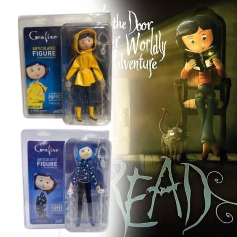 Coraline Raincoat 7 Inch Figure Beautifully Realistic Ultra Poseable Doll