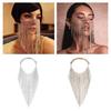 Vintage Face Chain Blingbling Mask Chain Bridal Headpiece Glistening Crystal