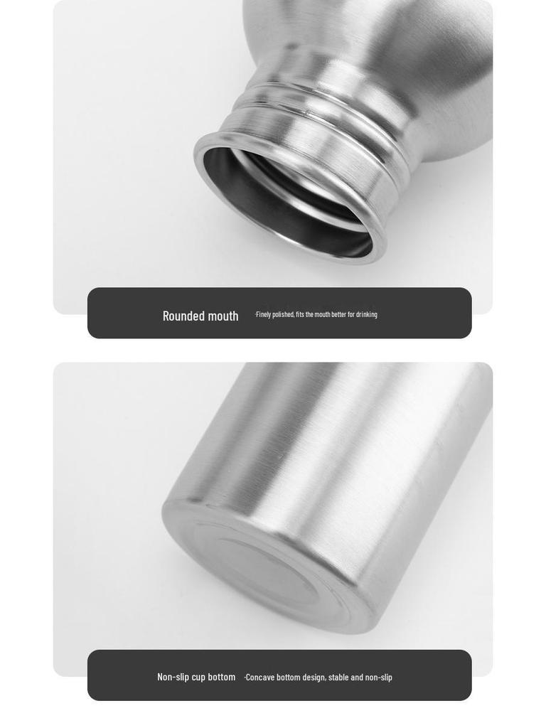 304 Edelstahl Outdoor Fahrrad Trinkflasche - Weithals
