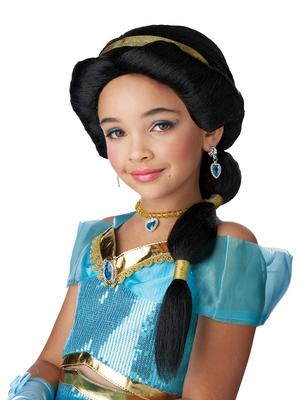 California Costumes Aladdin Jasmin/Arabische Prinzessin Kinderkostüm Perücke (Mädchen) 7021-156