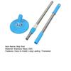 1 Set Mop Rod Hangable Built-in Spiral Shaft Easy To Install Spin Mop Pole Handle Replacement Accessories Daily Use