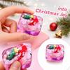 Christmas Square Toy 4.5 cm Stress for Sensory Play