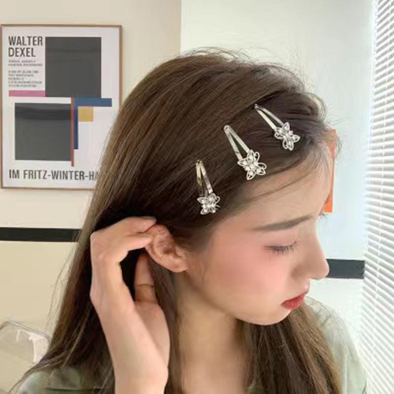 Shiny Butterfly Clips Hairpins Party Girls Women Hair Clip Pin Barrettes Accessories Hairgrips Headdress Headwear