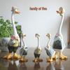 Creative Cartoon Duck Garden Ornament - Hand-Painted Resin Animal Craft