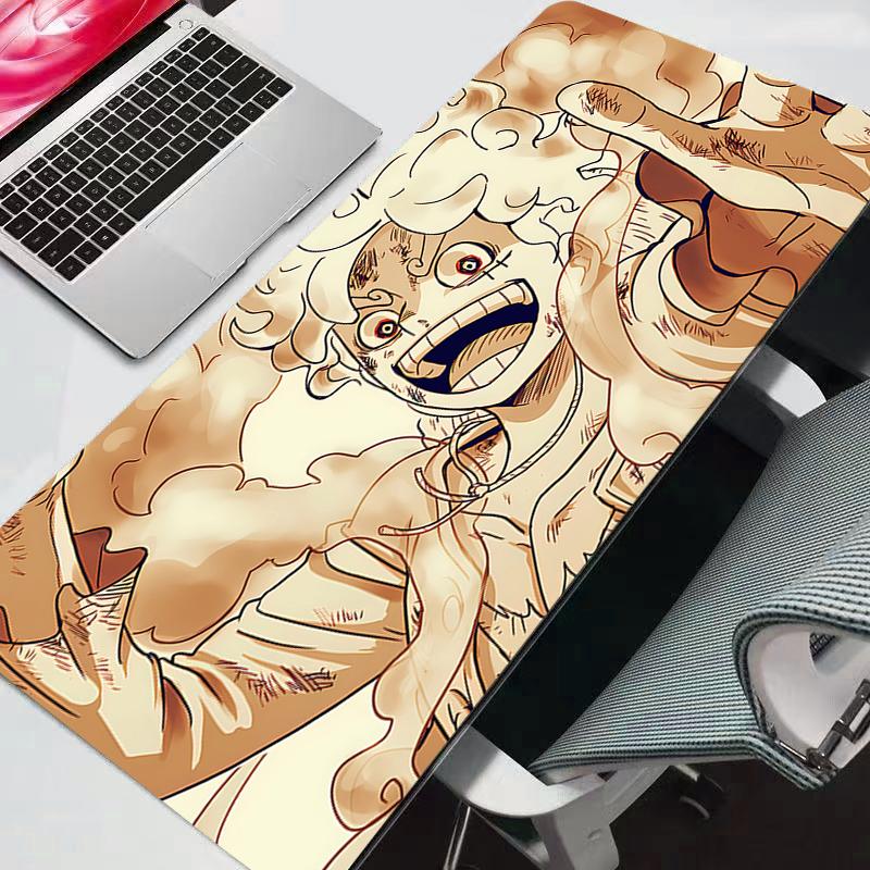 Mouse Pad One Piece Large PC Computer Gamer Kawaii Gaming Accessories Mousepad Keyboard Desk Mat Carpet Table Durable xxl