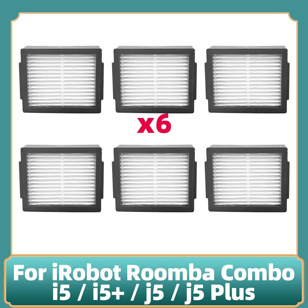 Kompatybilny Z Odkurzaczem Robotem iRobot Roomba Combo i5 / i5+ / j5 / j5 + Główne Szczotki Boczne Filtr Hepa Akcesoria Części