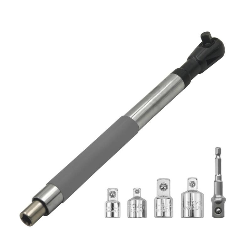 

Multifunctional Ratcheting Wrench Spanner Tool 4 Converters High Strength Steel Ergonomic Handle For Mechanics Craftsmen 1