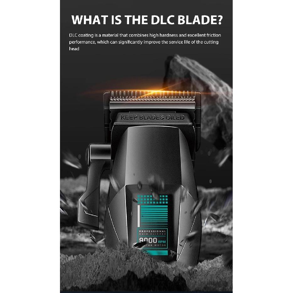 VGR Hair Clipper Adjustable Hair Trimmer Cordless Hair Cutting Machine Vector Motor 11000 RPM Barber Combo Clipper for Men V-875