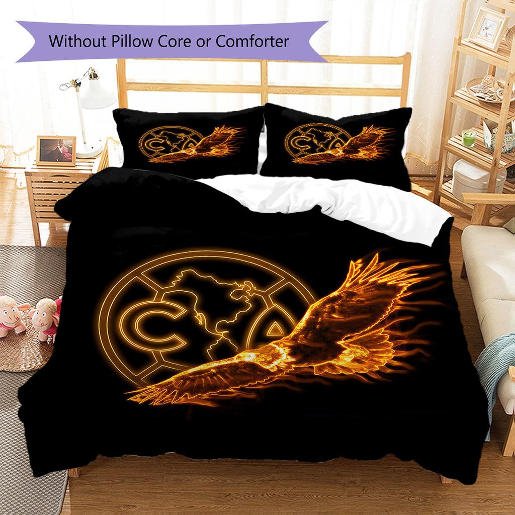 Club America Pattern Bedding,Quilt Set Quilt Cover Pillowcase Home Birthday Gift(1 * duvet cover + 2 * pillowcase, without core)