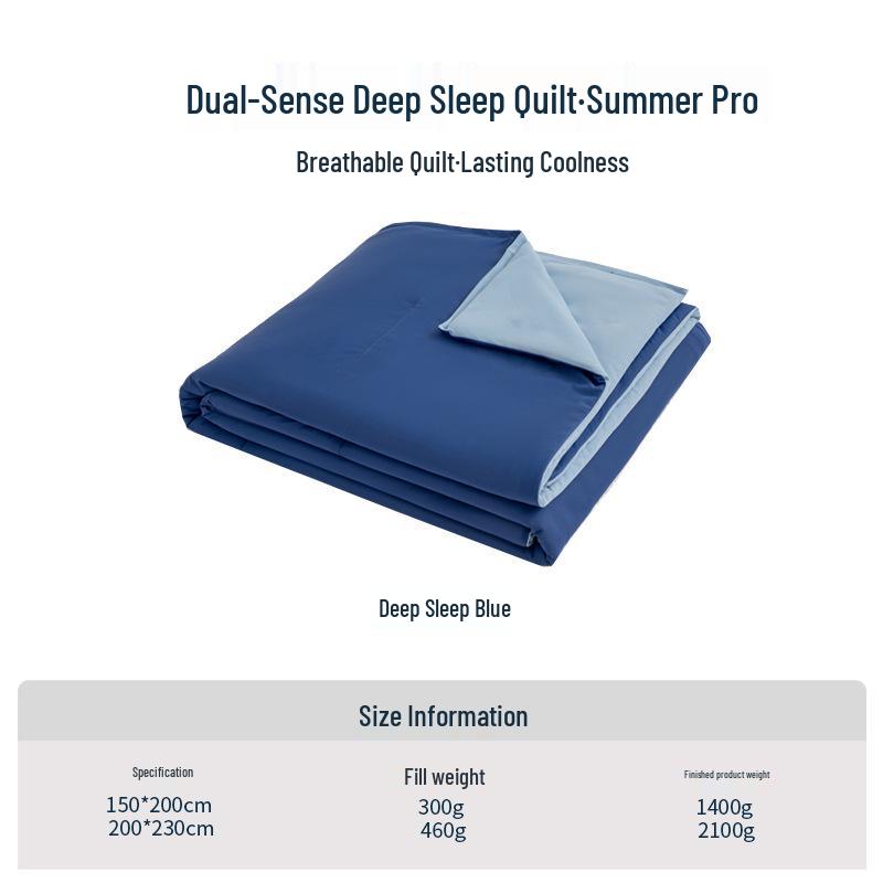 Summer Deep Sleep Quilt - Four Seasons Temperature Control for Parent-Child and Air Conditioning. Warm Spring, Autumn Comforter Core.