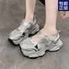 Velcro thick-soled dad sandals women's summer new versatile mesh breathable small height-increasing sneakers