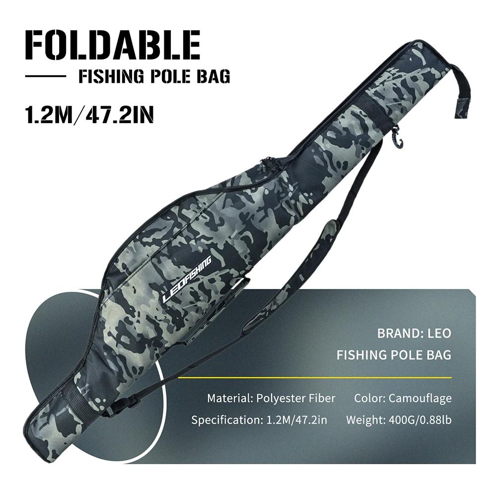 120/140/160CM Fishing Bag Portable Folding Fishing Rod Storage Bag Fishing Pole Gear Tackle Tool Carry Case Carrier Fishing Tool