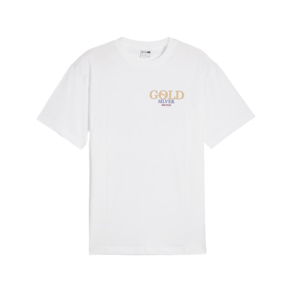 PUMA GRAPHICS T Shirt Unisex White 02 626932-02 L