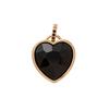Colorful Heart Bagua Pendant: Fashionable European & American DIY Jewelry Accessory, Colorfast Copper-Plated