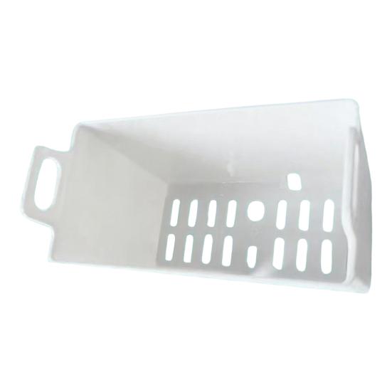 Cestello per Ghiaccio di Ricambio per Macchine del Ghiaccio Serie HZB Design a Lamelle Ventilate Vassoio Ghiaccio Mantiene il Ghiaccio Asciutto e Fresco Installazione Senza Attrezzi Plastica per Uso Alimentare