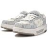 MLB Chunky Liner Stoff Synthetisches Leder Vielseitig Bequem Niedrig geschnitten Lifestyle FreizeitSchuhe Unisex Sneaker Grau 3ASXD065N-50GRS