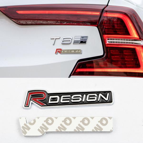 Autocollant Voiture Volvo Polestar R-Design - Adhésif Décoratif Emblème - Résistant Aux Intempéries - Facile à Poser