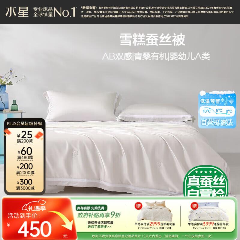 Mercury Home Textiles Ice Cream 100% Silk Cooling Quilt 200cm*230cm