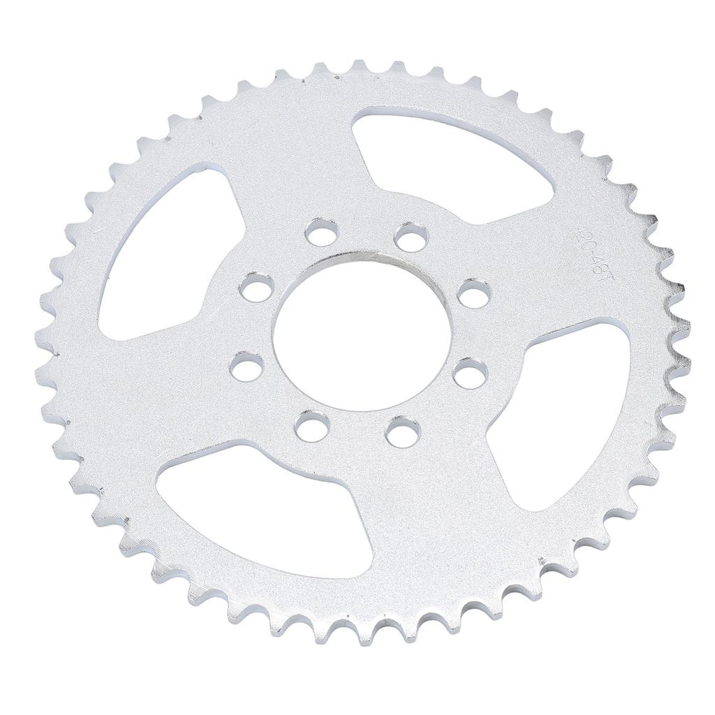 48T 8 Hole Sprocket 40 41 420 Chain High Hardness Steel Alloy Rear Chain Sprocket Replacement for Predator 212cc 196cc