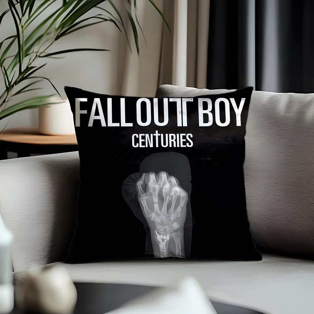 Viral FFall Out Boyable Cushion Cover Antidustmite Pillowcase Invisible Zipper Silky Short Plush Sofa Cushion Cover