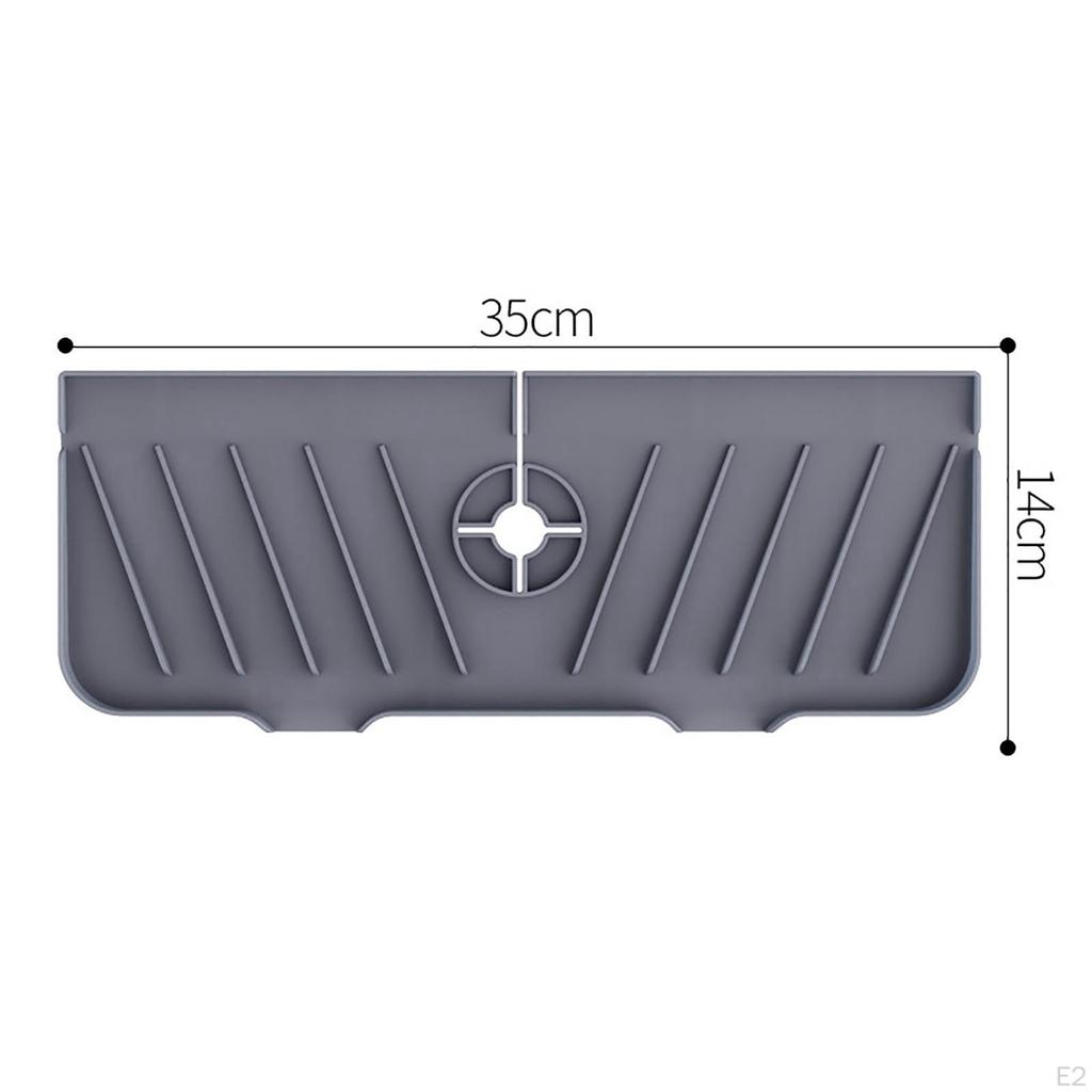 Anti-Slip Kitchen Sink Mat - Absorbent Drying Pad for Home and Hotel Use